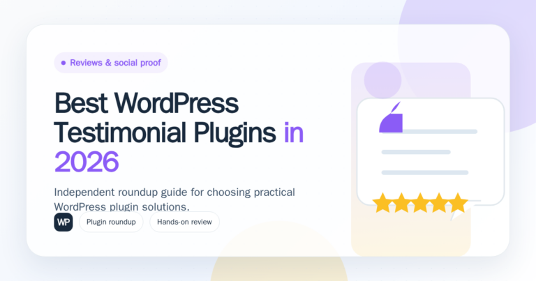 10 Best WordPress Testimonial Plugins in 2026 featured banner