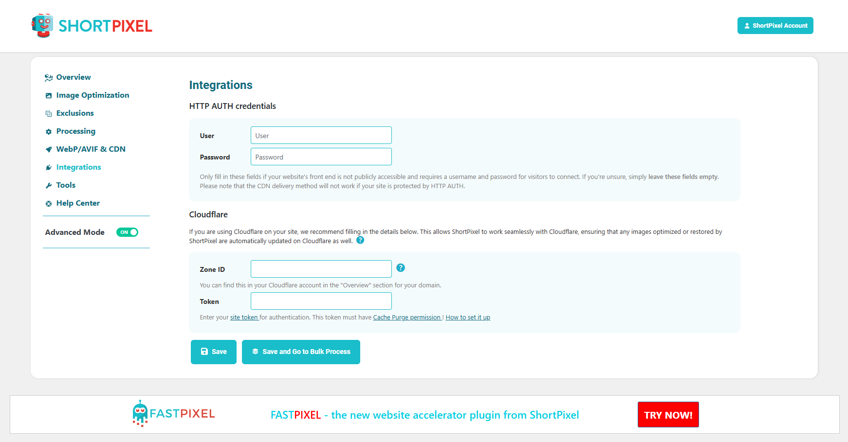 ShortPixel image details panel in WordPress showing optimization data and image status actions