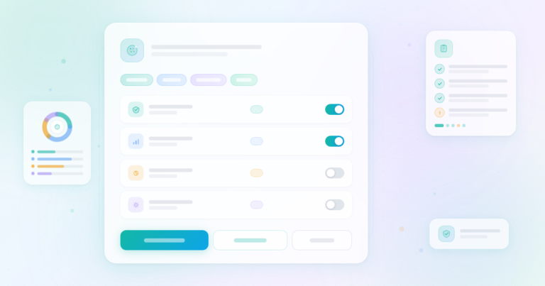 Abstract banner for Complianz review on WordPress cookie consent and GDPR compliance