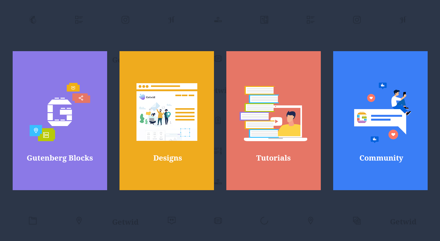 Getwid Gutenberg block plugin screenshot