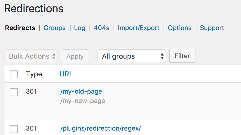 Redirection plugin on WordPress.org showing 2 million plus active installations and a 4.4 star rating