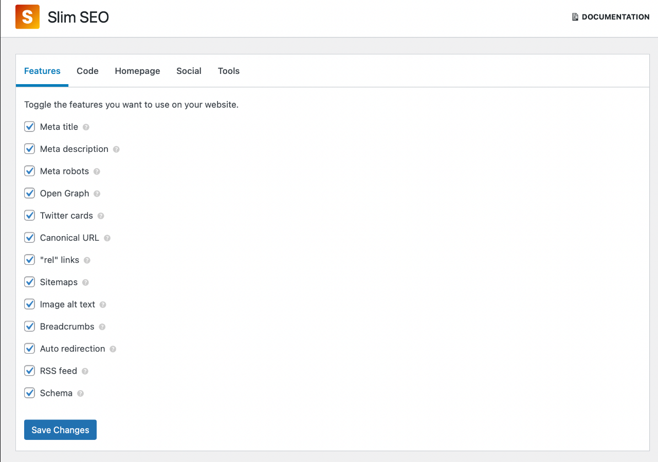 The Slim SEO SEO meta box as it appears below the WordPress post editor, showing fields for Meta Title, Meta Description, and a preview of how the post appears in Google search results, with character count indicators for both fields.