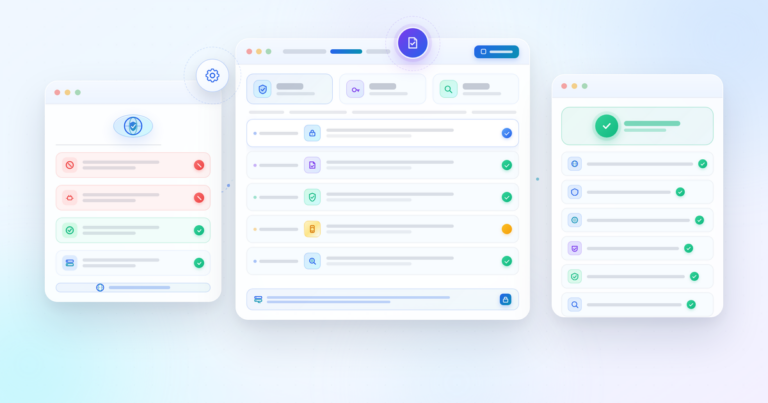 Sucuri Security Review 2026 featured banner - glassmorphism security visualization