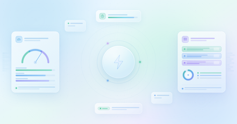 W3 Total Cache Review 2026 featured banner showing minimalist glassmorphism design with performance caching theme