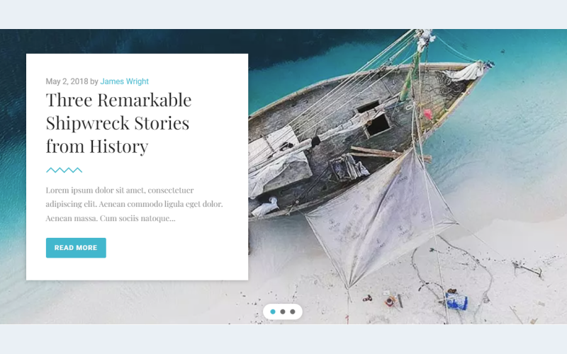 Smart Slider 3 full width slider example with layers and navigation