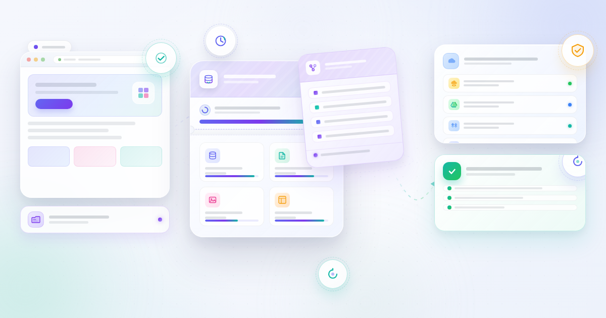 WPvivid Backup Review 2026 featured banner showing backup job cards, cloud storage destinations stack, crash protection shield badge, and staging environment card