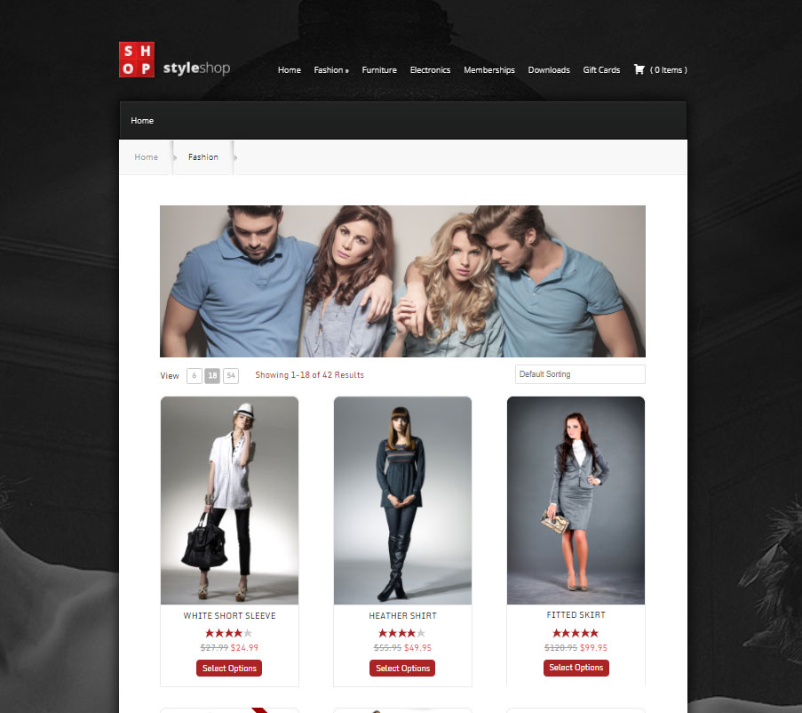 WP EasyCart store admin showing product management and store configuration screen