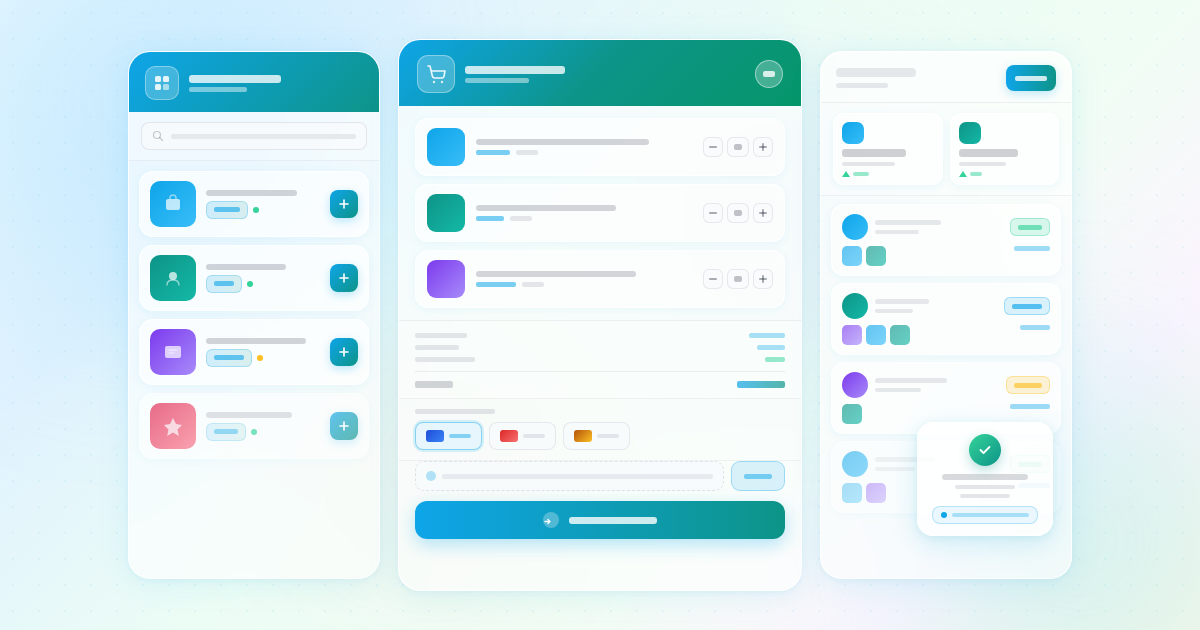 WP EasyCart Review 2026 featured banner showing a light glassmorphism eCommerce layout with product catalog, shopping cart, and order dashboard panels.